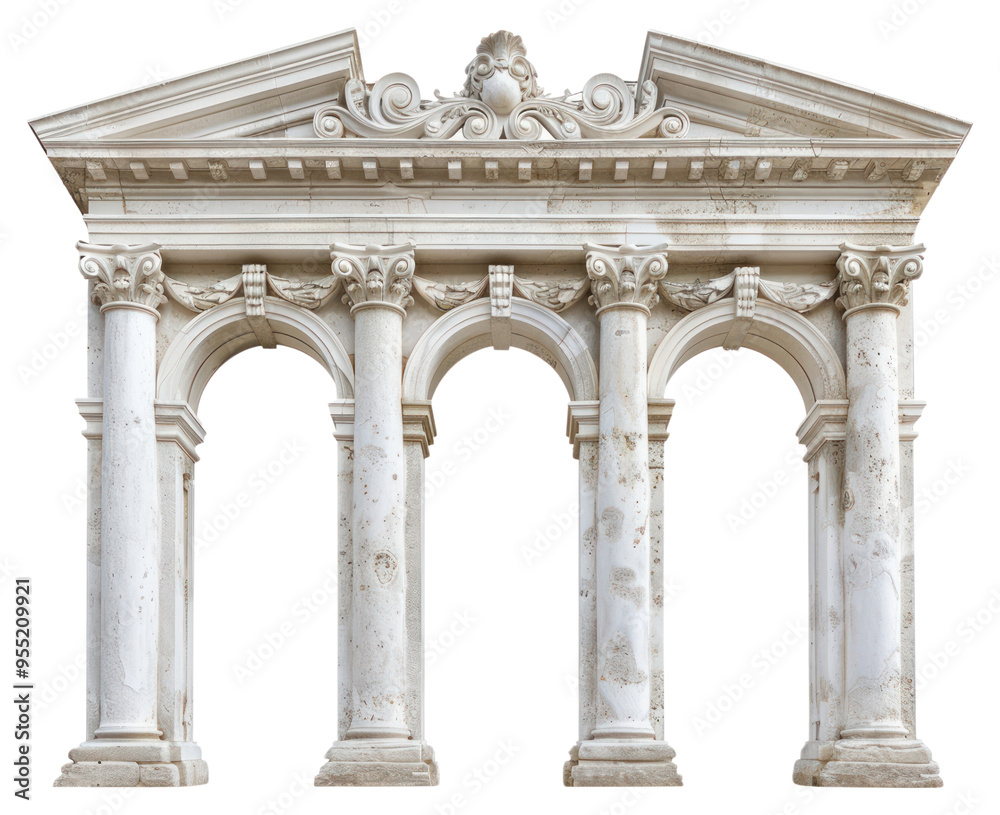 Naklejka premium Elegant classical architectural column design