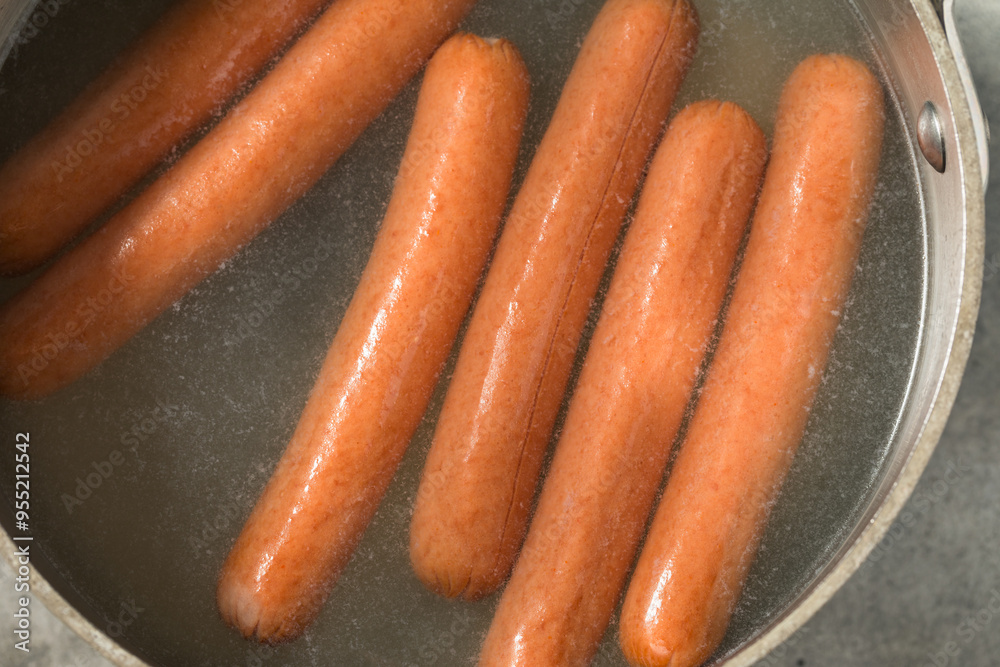 Homemade American Boiled Hot Dogs Homemade American Boiled Hot Dogs