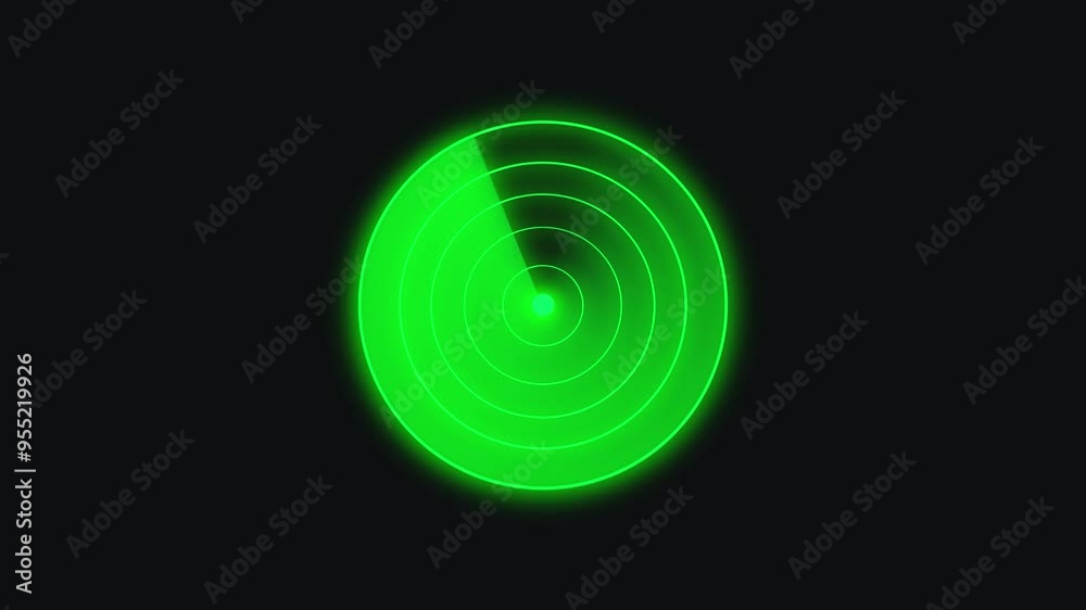 Futuristic Radio Waves Animation, Technology Searching Radar Signal -4k Video. Futuristic Radio Waves Animation, Technology Searching Radar Signal -4k Video.