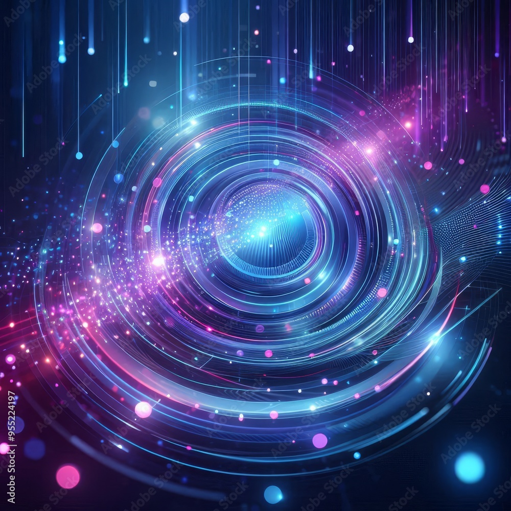Abstract background with blue and purple neon light rays, cut out
Abstract background with blue and purple neon light rays, cut out