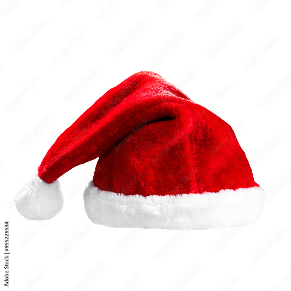 Droopy Santa Hat Isolated from Background Droopy Santa Hat Isolated from Background