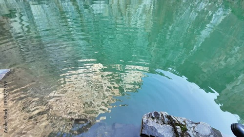 Tuimsky failure in Khakassia, view from below photo