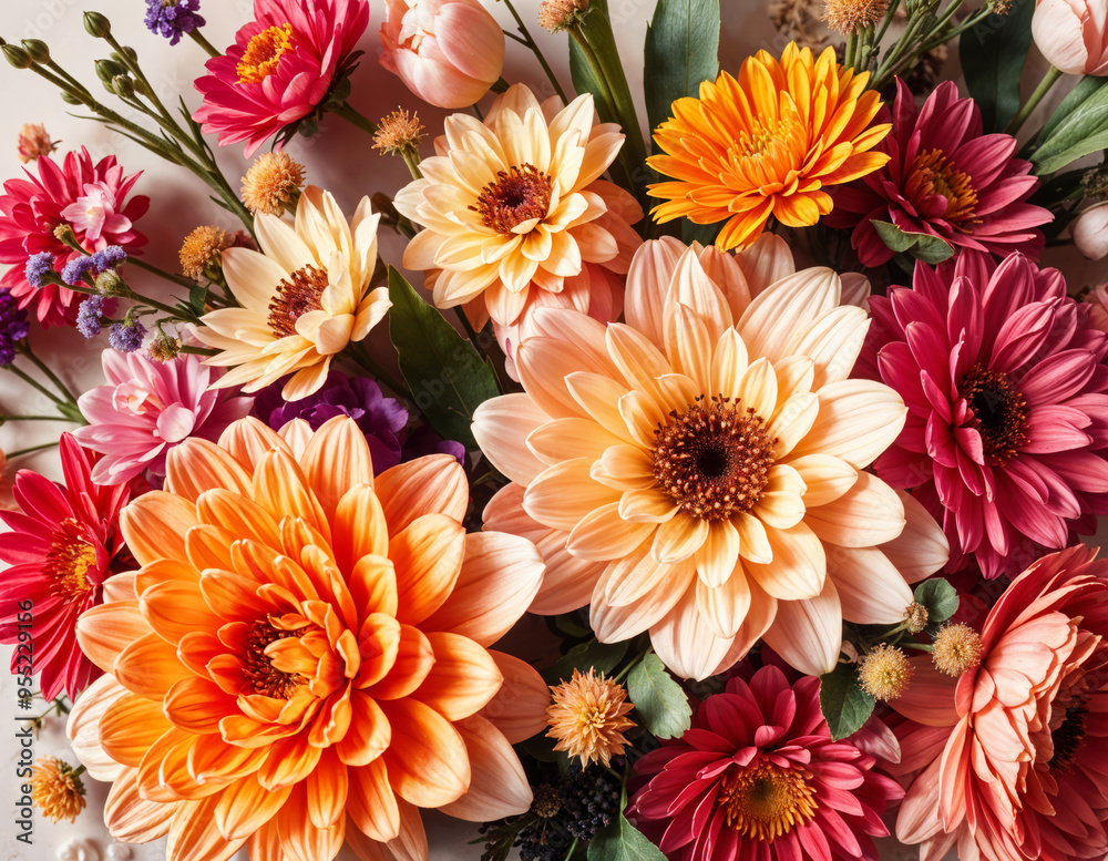 Artistic floral background Artistic floral background