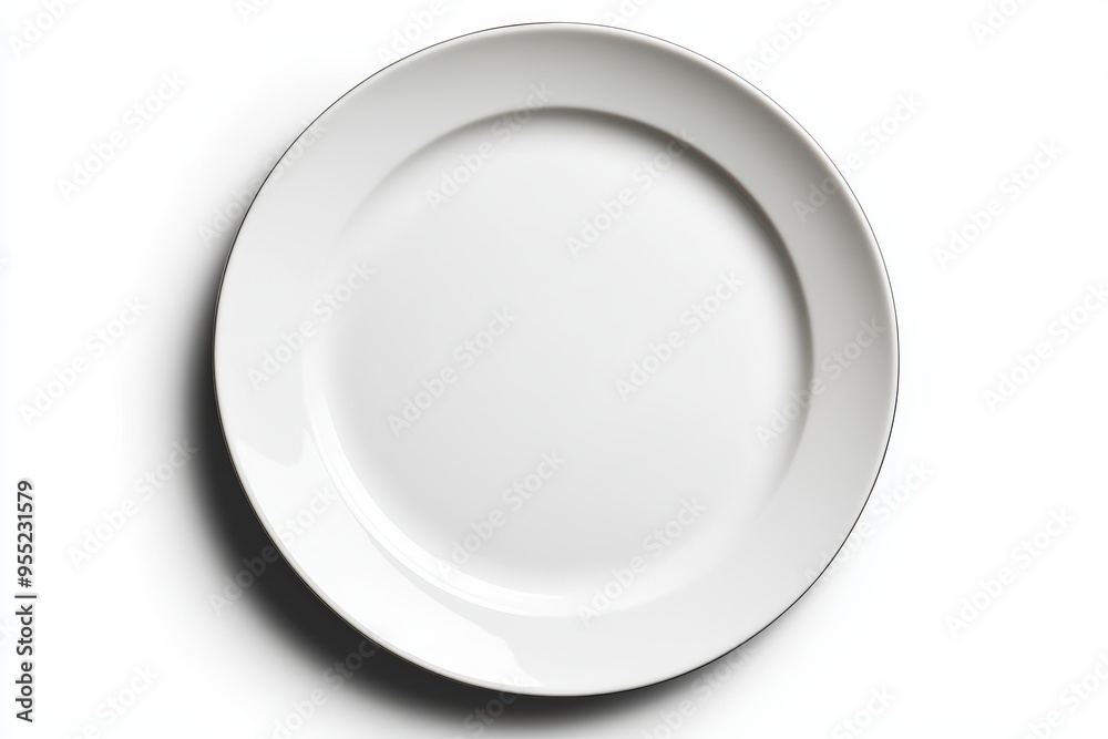 A clean and elegant white plate perfectly suited for culinary presentation, dining occasions, and food photography. A clean and elegant white plate perfectly suited for culinary presentation, dining occasions, and food photography.