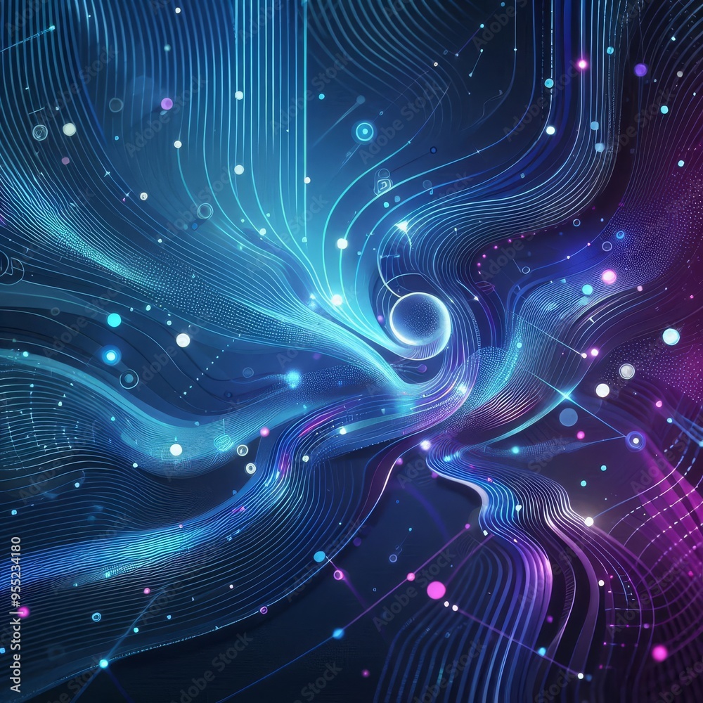 Abstract background with blue and purple neon light rays, cut out
Abstract background with blue and purple neon light rays, cut out