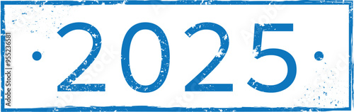 2025 rectangle rubber stamp