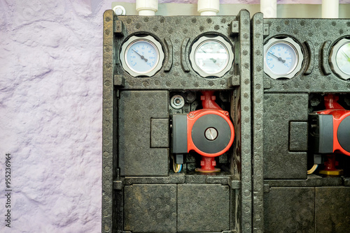 Gas boiler equipment. Heati...