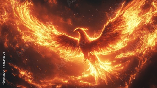 Phoenix Reborn: A Symphony of Flames in Fantasy
