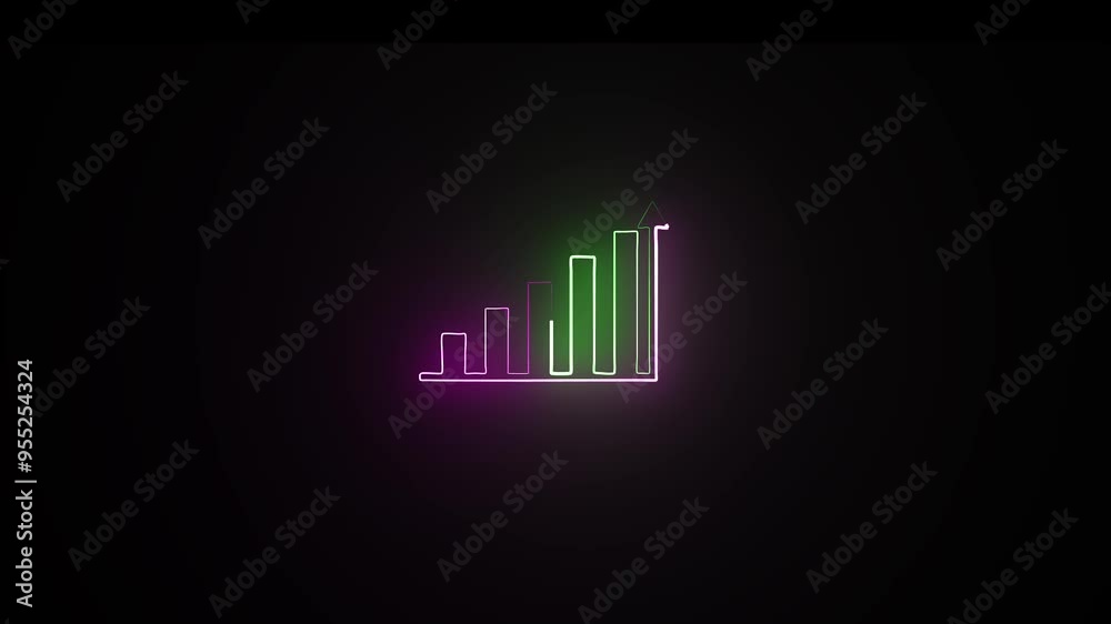 business graph animation with black color background,Animated business growth growing arrow growing business success with arrow. business graph animation with black color background,Animated business growth growing arrow growing business success with arrow.