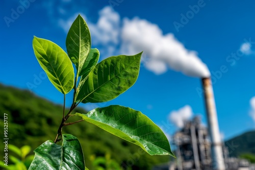 Greenhouse gas reduction, sustainable industry, green manufacturing lowers emissions from production processes