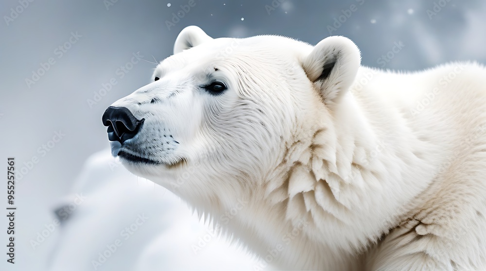 captivating watercolor depiction white polar bear pure white background blending abstract strokes naturalistic features creative wildlife portrayal captivating watercolor depiction white polar bear pure white background blending abstract strokes naturalistic features creative wildlife portrayal