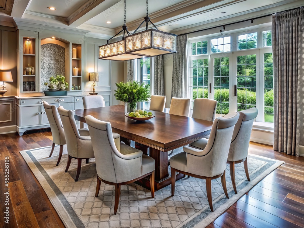 Interior designers present diverse ways to pair and style dining room furniture for a cohesive visual impact. Interior designers present diverse ways to pair and style dining room furniture for a cohesive visual impact.