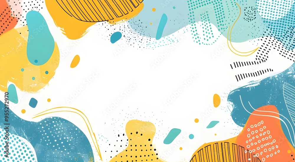 Abstract background with colorful shapes and patterns. Abstract background with colorful shapes and patterns.