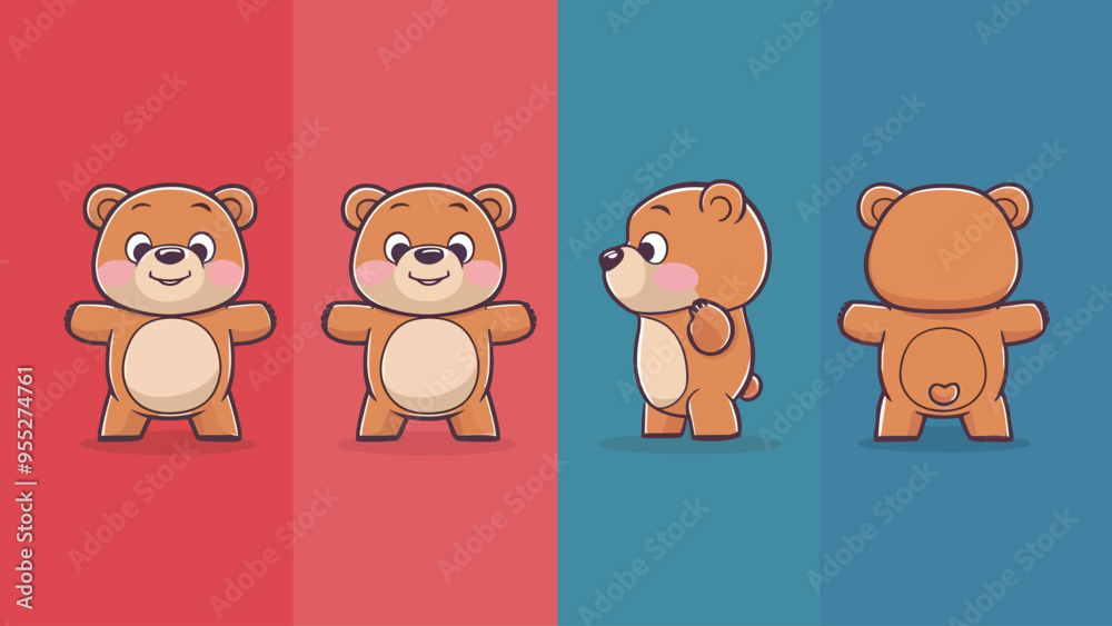 Naklejka premium 2d vector illustration for cartoon character design for kids and comic book stickers printing and cartoon movie 