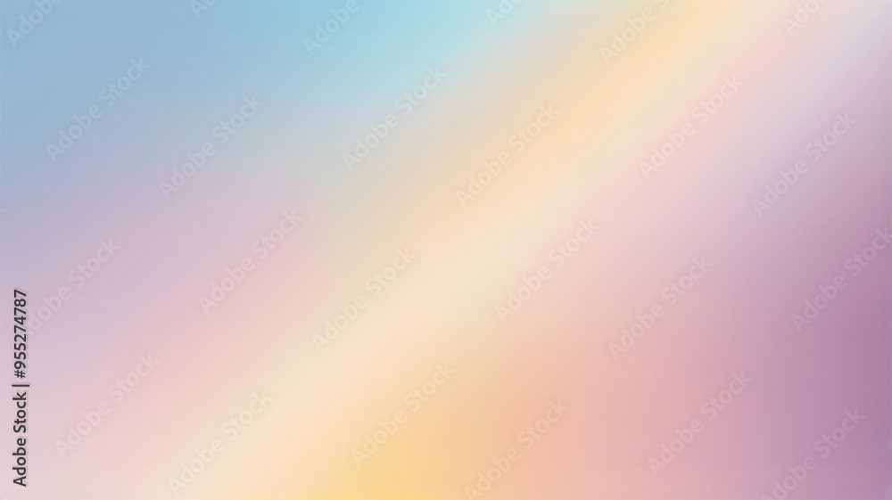 Soft Pastel Waves Gently Blend in a Serene Gradient Representing Tranquility and Calmness Soft Pastel Waves Gently Blend in a Serene Gradient Representing Tranquility and Calmness