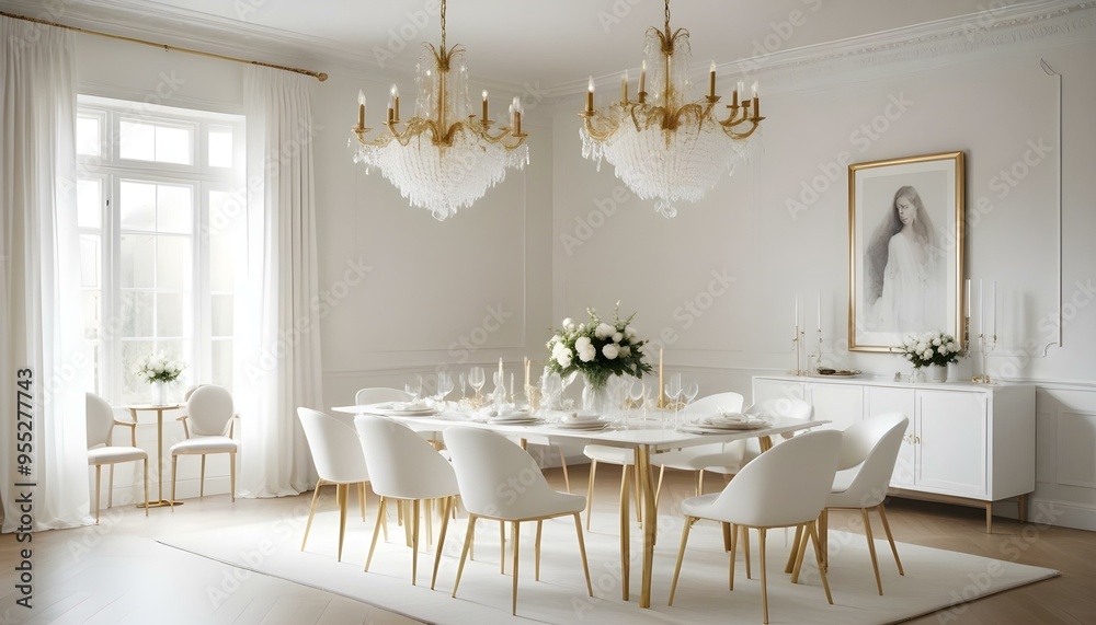 Photo interior modern design room 3d illustration