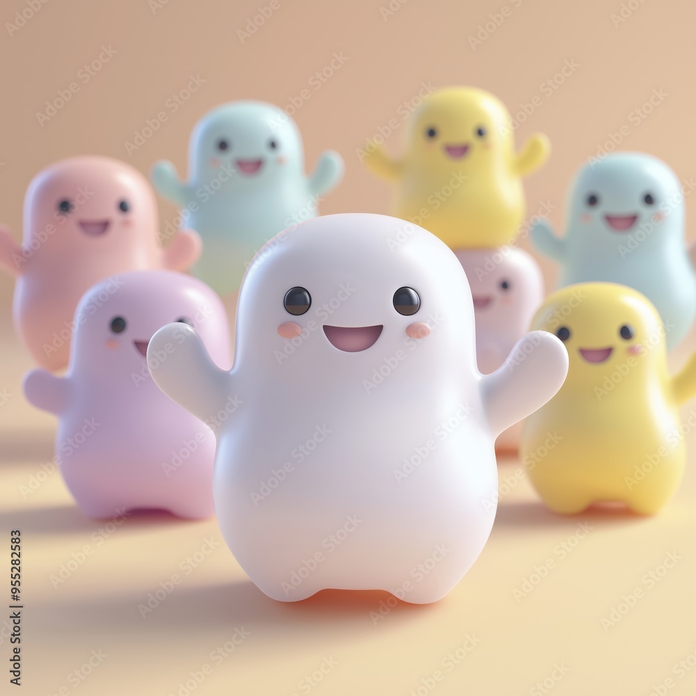 Adorable Pastel Ghost Decorations for Halloween Adorable Pastel Ghost Decorations for Halloween
