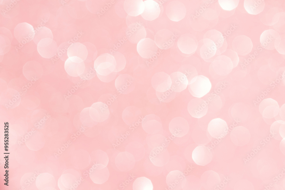 Abstract pink bokeh background. Defocused christmas lights. Party, holiday and festive concept Abstract pink bokeh background. Defocused christmas lights. Party, holiday and festive concept
