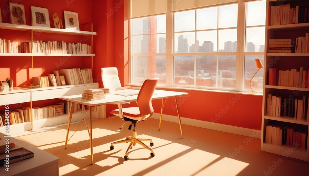Photo interior modern design room 3d illustration Photo interior modern design room 3d illustration