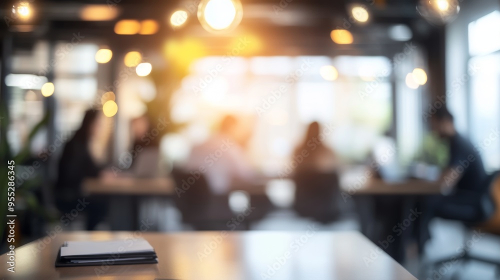 Soft of blurred people meeting at table. Abstract blurred office interior space background Soft of blurred people meeting at table. Abstract blurred office interior space background