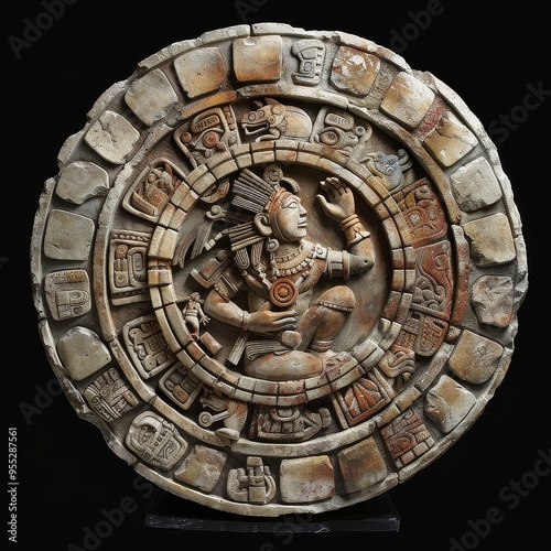 Mayan Calendar Stone Relic