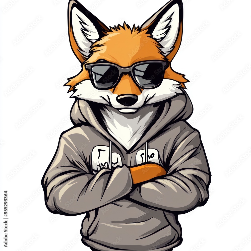 Cool Fox in a Hoodie Cool Fox in a Hoodie