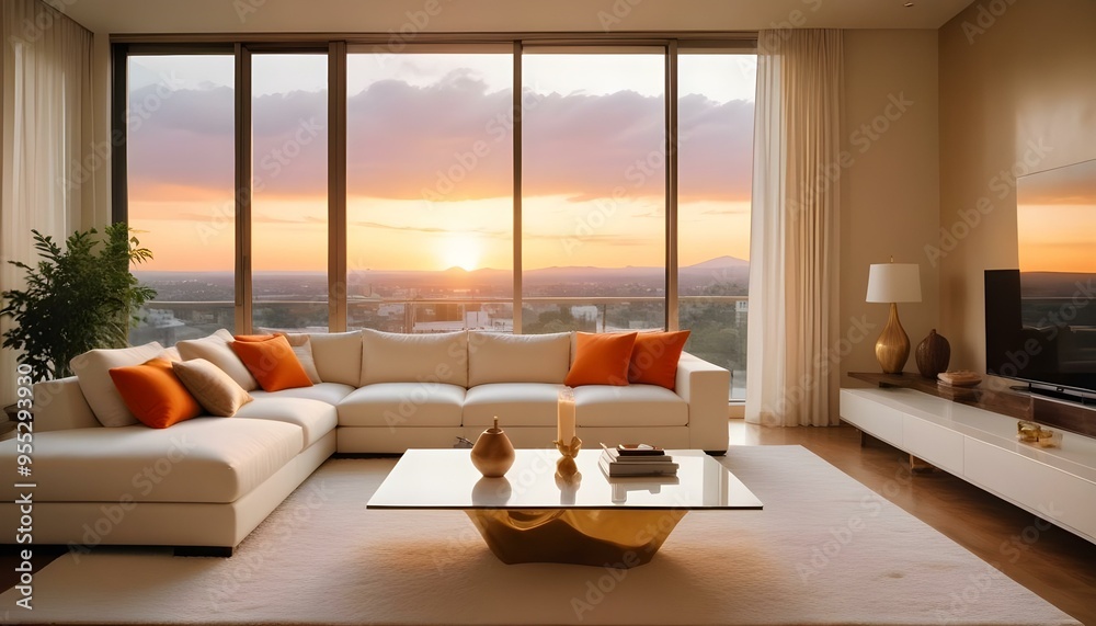 Photo interior modern design room 3d illustration Photo interior modern design room 3d illustration
