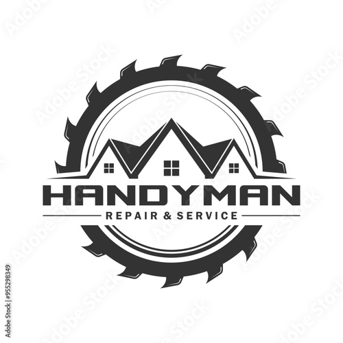 Carpenter Logo Illustrator Vector Graphic Template A perfect logo suitable for use in any business.