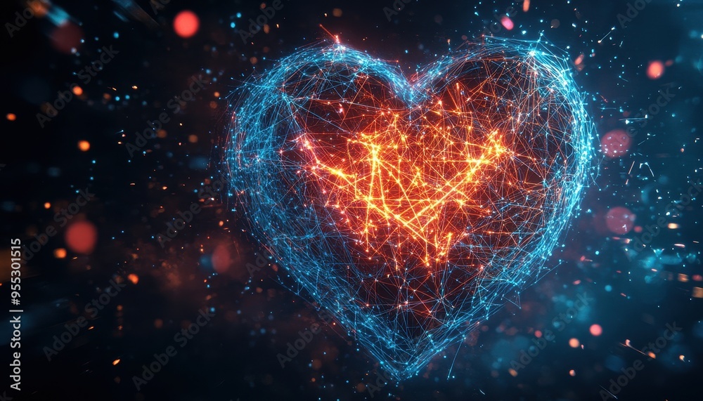 Illuminated Heart: The Fusion of Creativity and AI in Digital Networks Illuminated Heart: The Fusion of Creativity and AI in Digital Networks