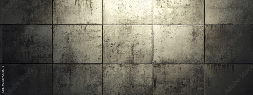 Obraz premium 3D rendering of a rough grunge style cement wall