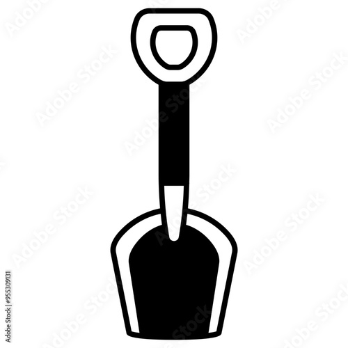 shovel icon illustration