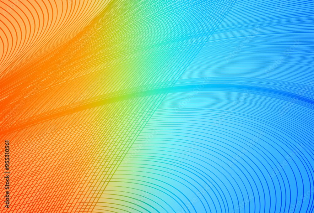 Light Blue, Red vector background with wry lines. Light Blue, Red vector background with wry lines.