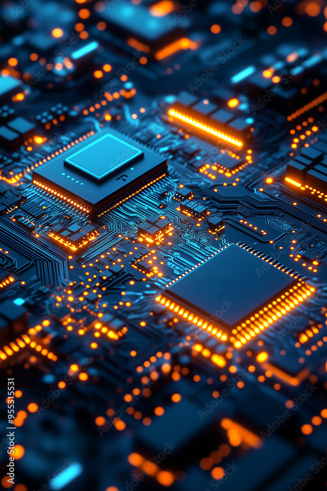 Modern microchip Modern microchip
