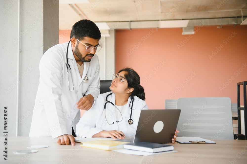 Indian medical student. Indian doctor. Concept of education Indian medical student. Indian doctor. Concept of education