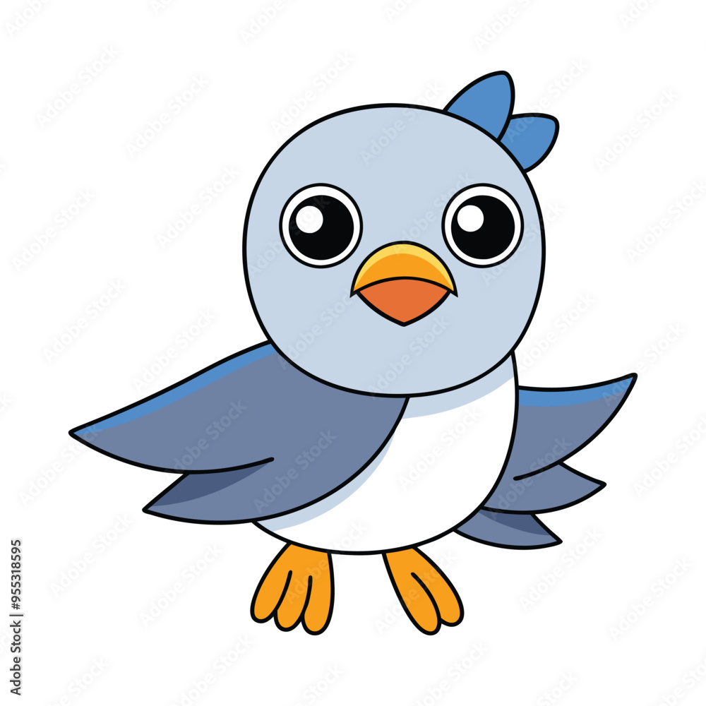 Bird cartoon vector illustration style design Bird cartoon vector illustration style design