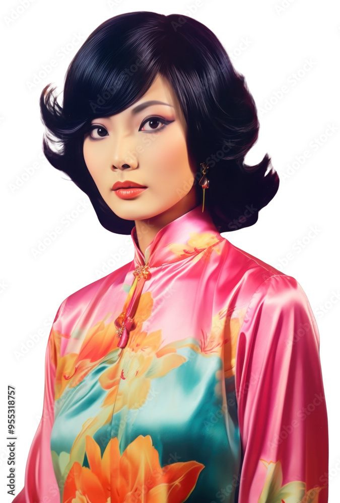 PNG Vietnamese portrait photography fashion.