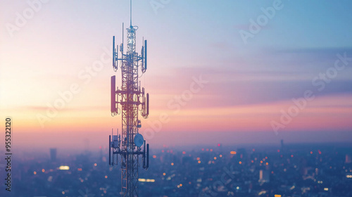 5g Network Infrastructure With Towers