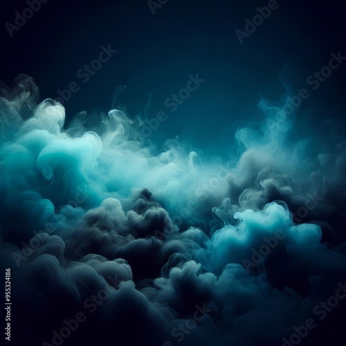 Smoky Blue Background 