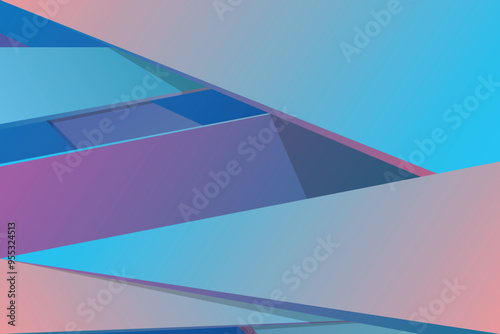 Multi colored abstract pattern background. Geometric shapes. Triangle angle folded polygon background. Color gradient ombre. Light shadow. Matte shimmer. Minimum.