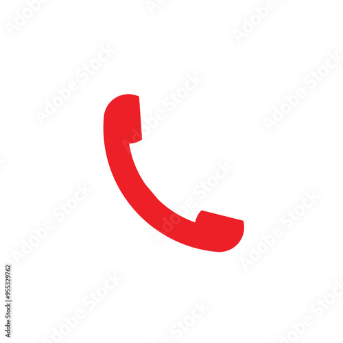 Call icon. Phone icon. Phone icon on white background.