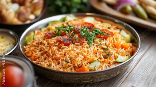 Turkish pilaf with noodles.