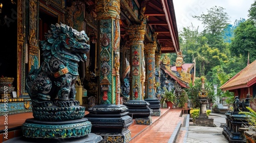 Chiang Mai hills boast temple finery photo