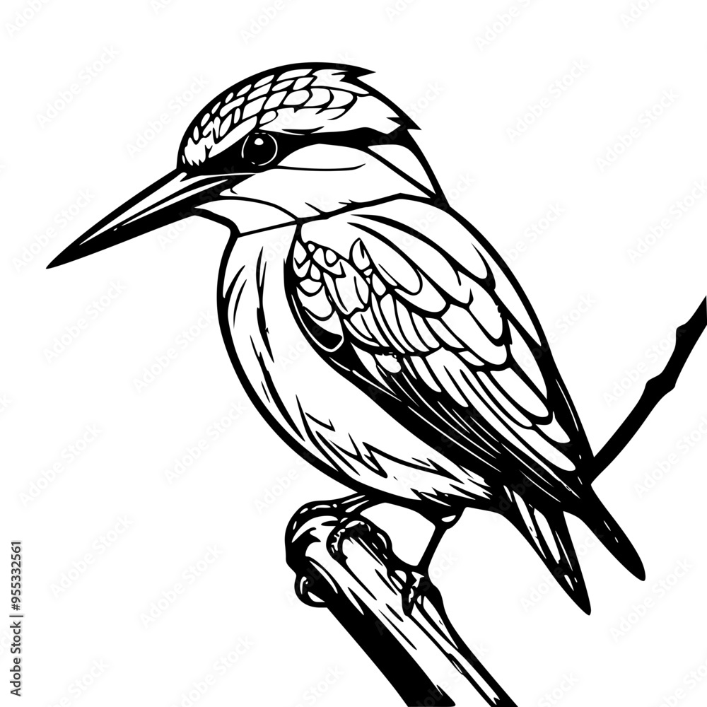 Fototapeta premium bird on a branch
