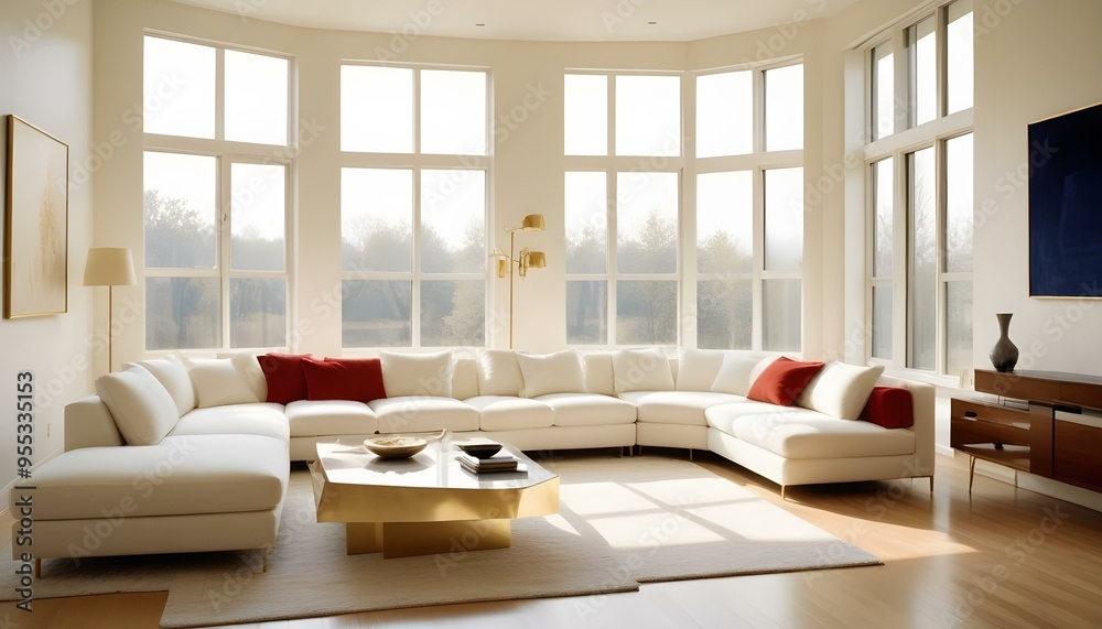 Photo interior modern design room 3d illustration Photo interior modern design room 3d illustration