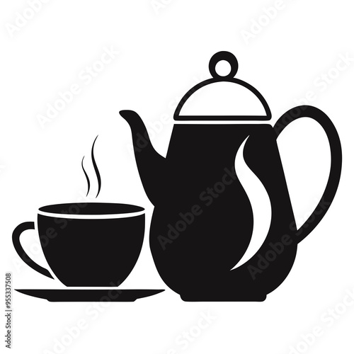 teapot and teacup