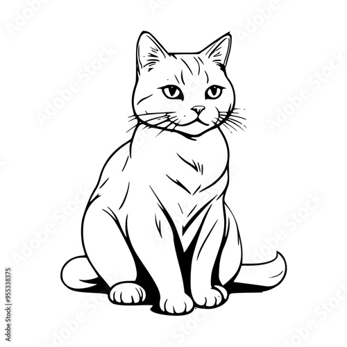 illustration of a cat