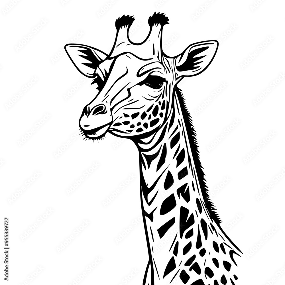 Obraz premium giraffe vector