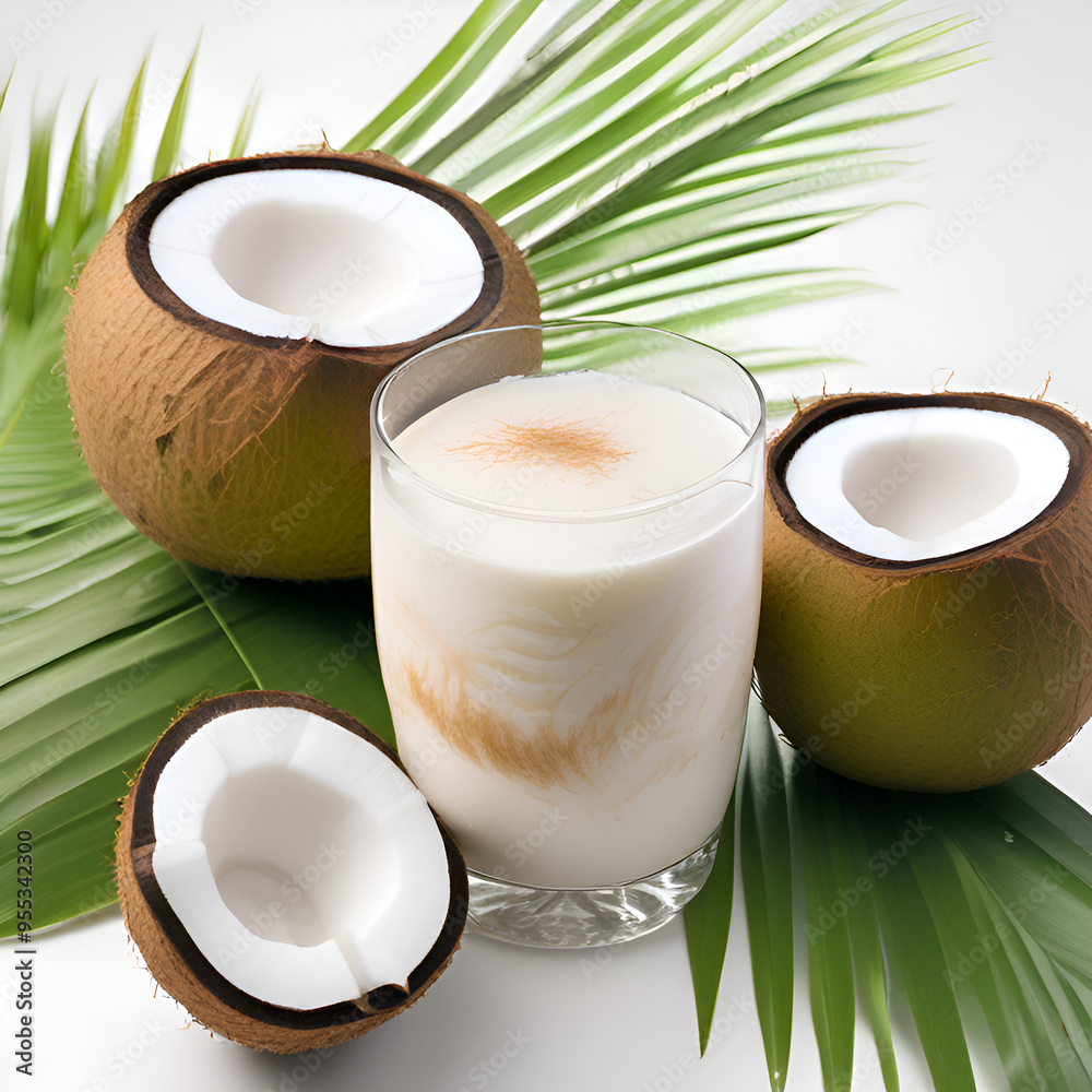 coconut milk and coconut coconut milk and coconut