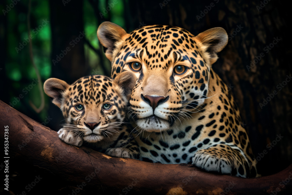 Fototapeta premium Leopard Animal Wild Beauty Freedom Wilderness Enchanting