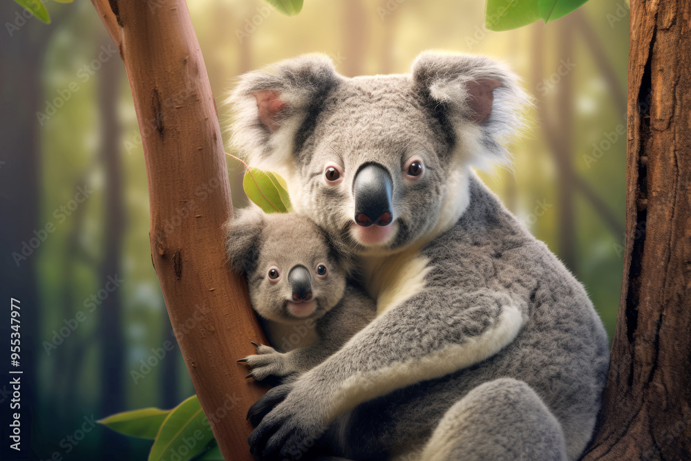 Obraz premium Koala Animal Wild Beauty Freedom Wilderness Enchanting